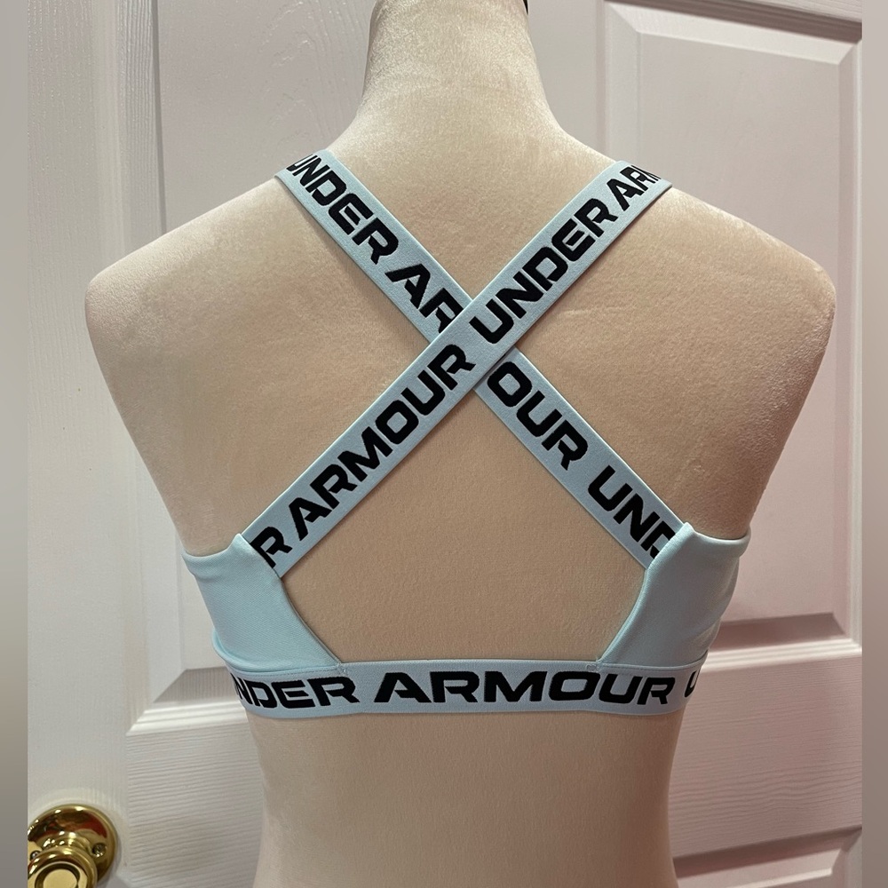 Under Armour Women's Sky Blue Sports Bra